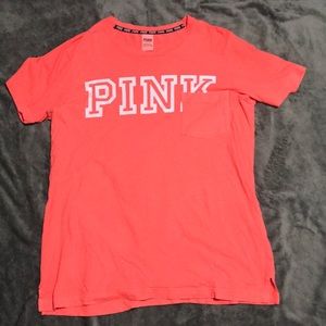 Bright PINK pocket shirt size large